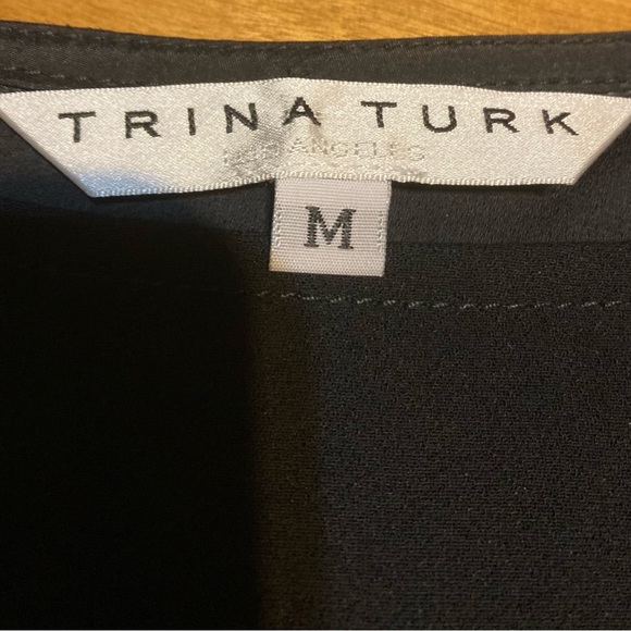 Ladies Size Medium Trina Turk Fringe Blouse - Picture 7 of 12